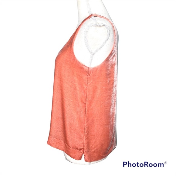 JCrew Velvet sleeveless tank top - Picture 2 of 5